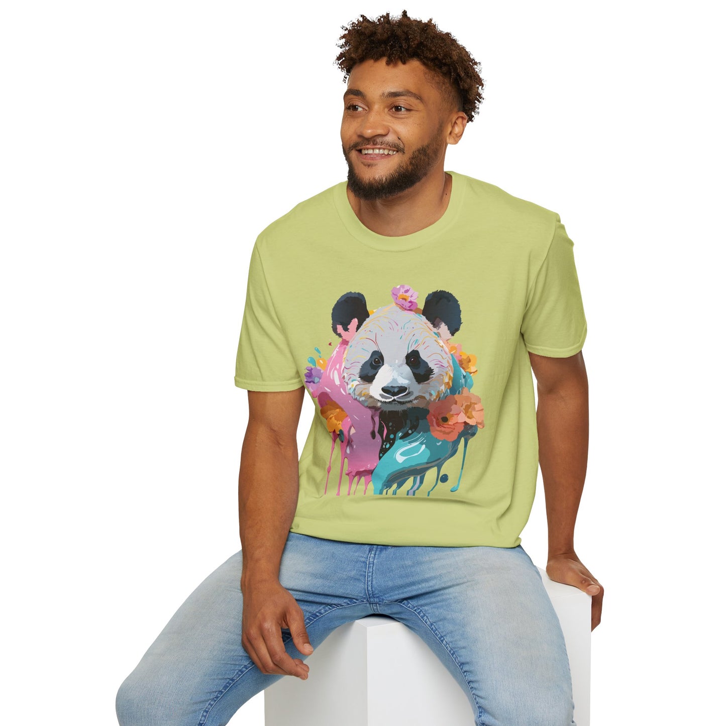 Panda Shirt, T Shirt with Panda, Animal Shirt, Tee Shirt with Animals