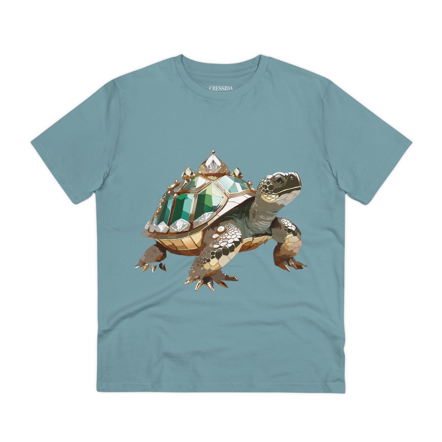 Organic T-shirt with Animals - Turtle