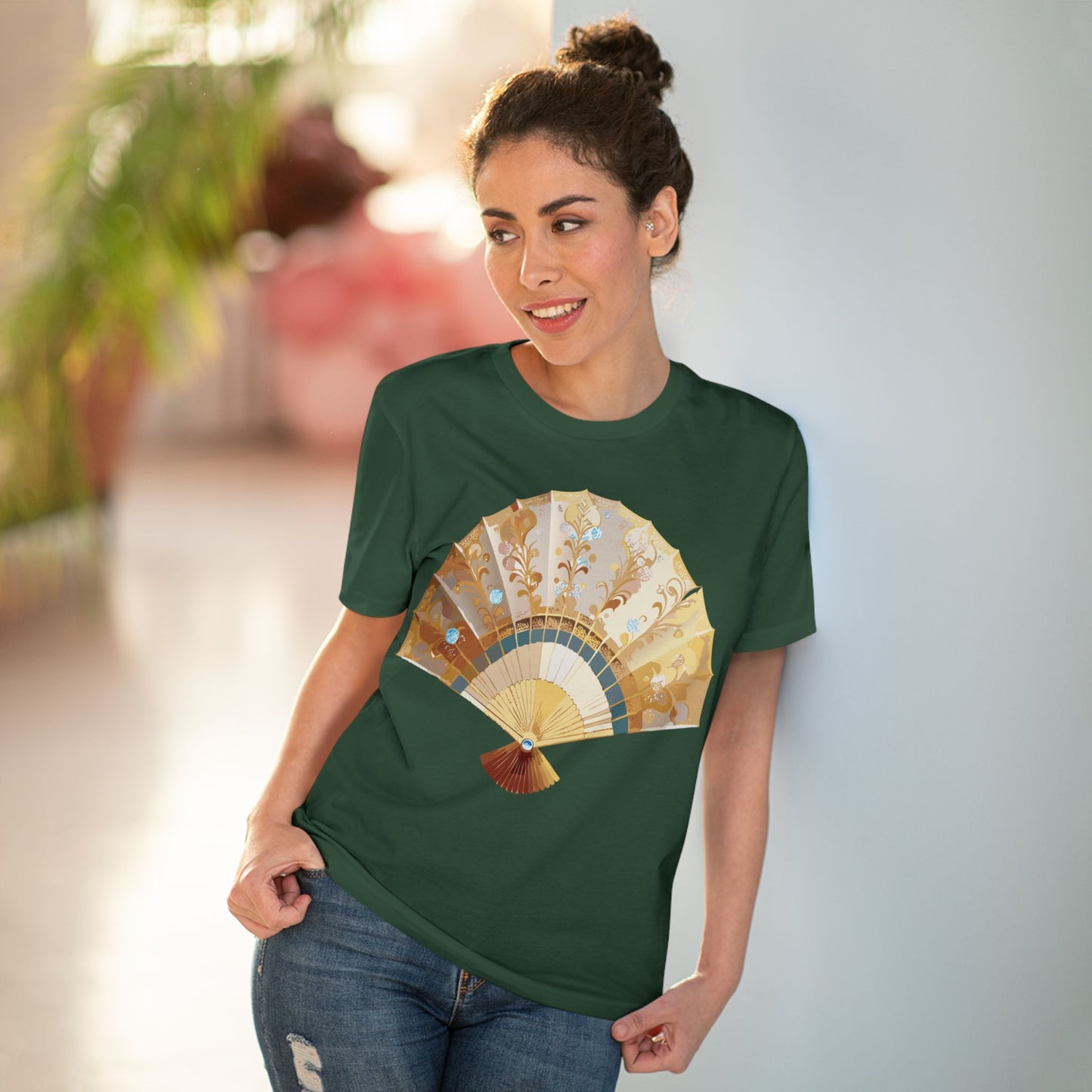 Organic T-shirt with Fan