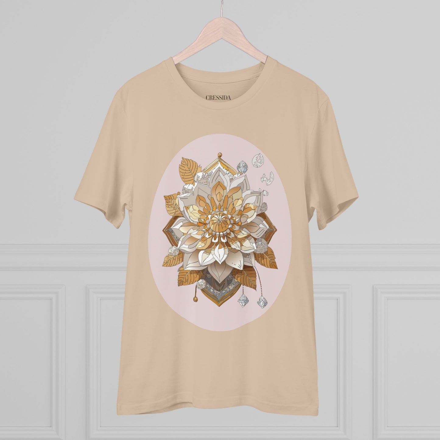 Organic T-shirt with Flower