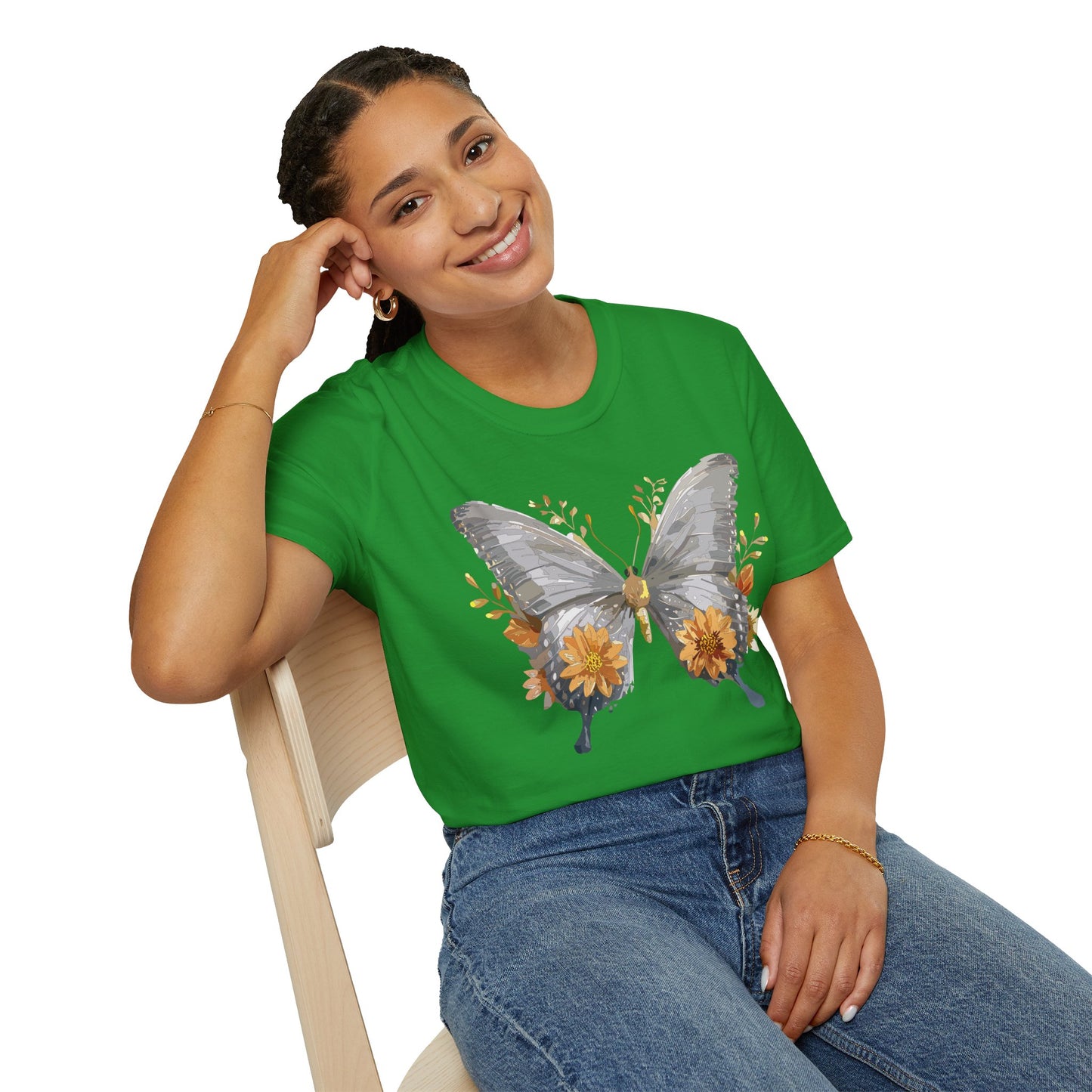 Butterfly Shirt, T Shirt with Butterfly, Monarch Shirt
