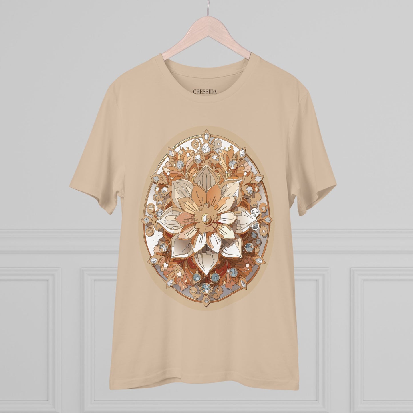 Organic T-shirt with Flower