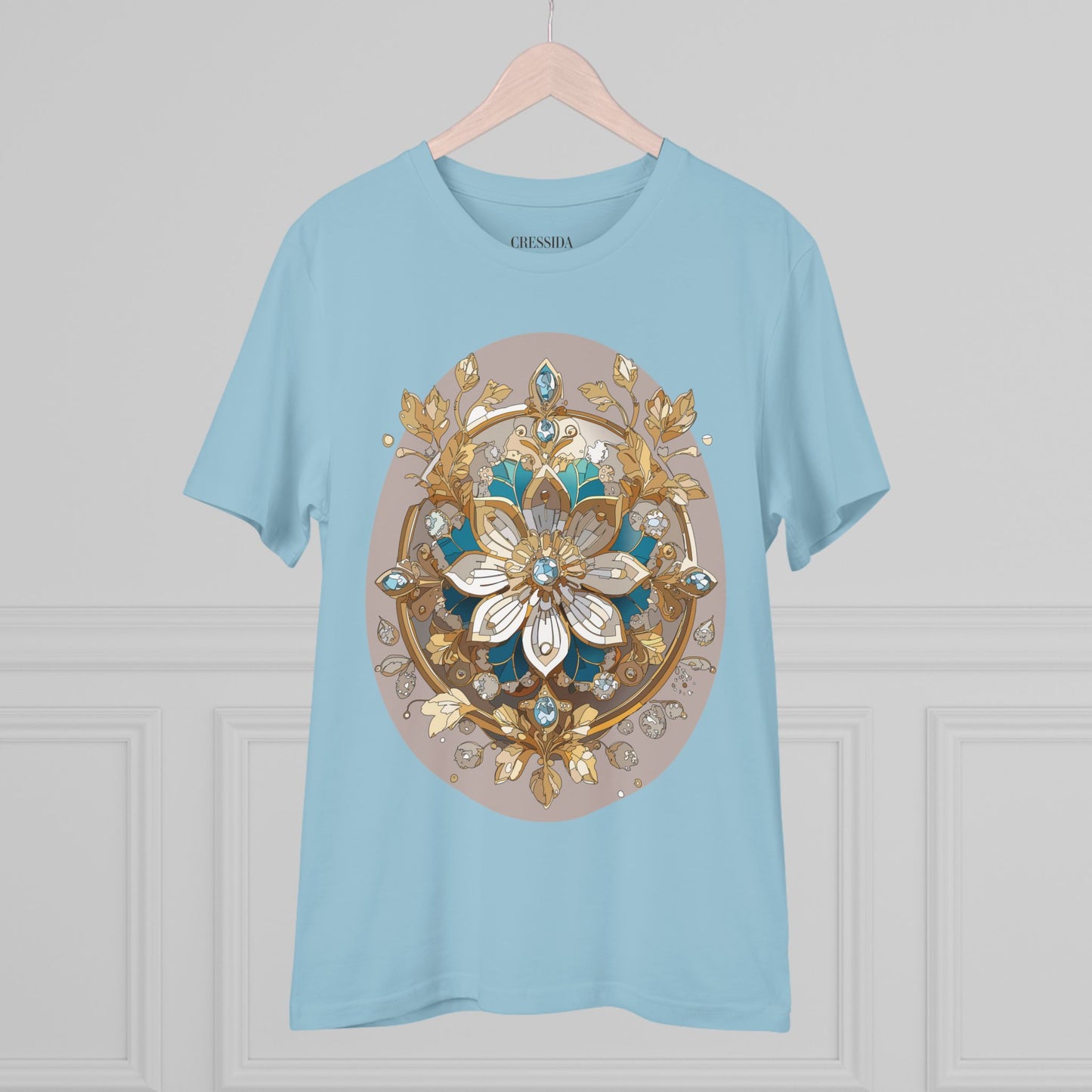 Organic T-shirt with Flower