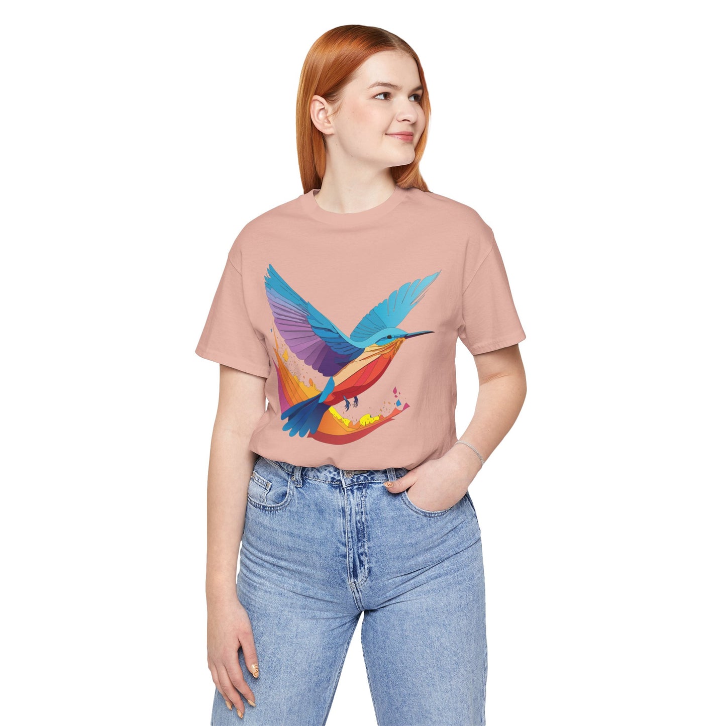 Unisex Animal Shirt, Tee Shirt with Animals, Art Design Tee Shirt, Wild Animals Shirt