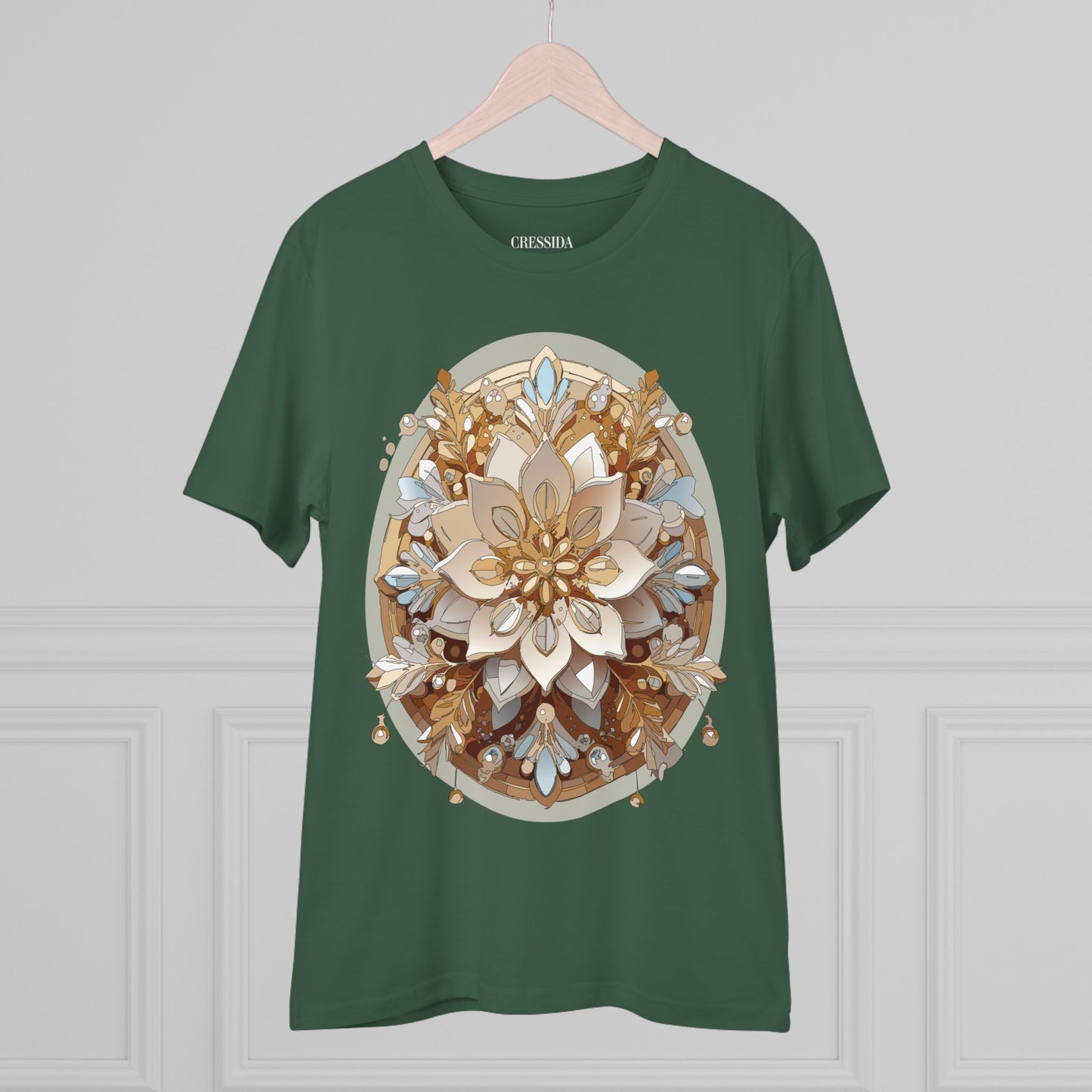 Organic T-shirt with Flower