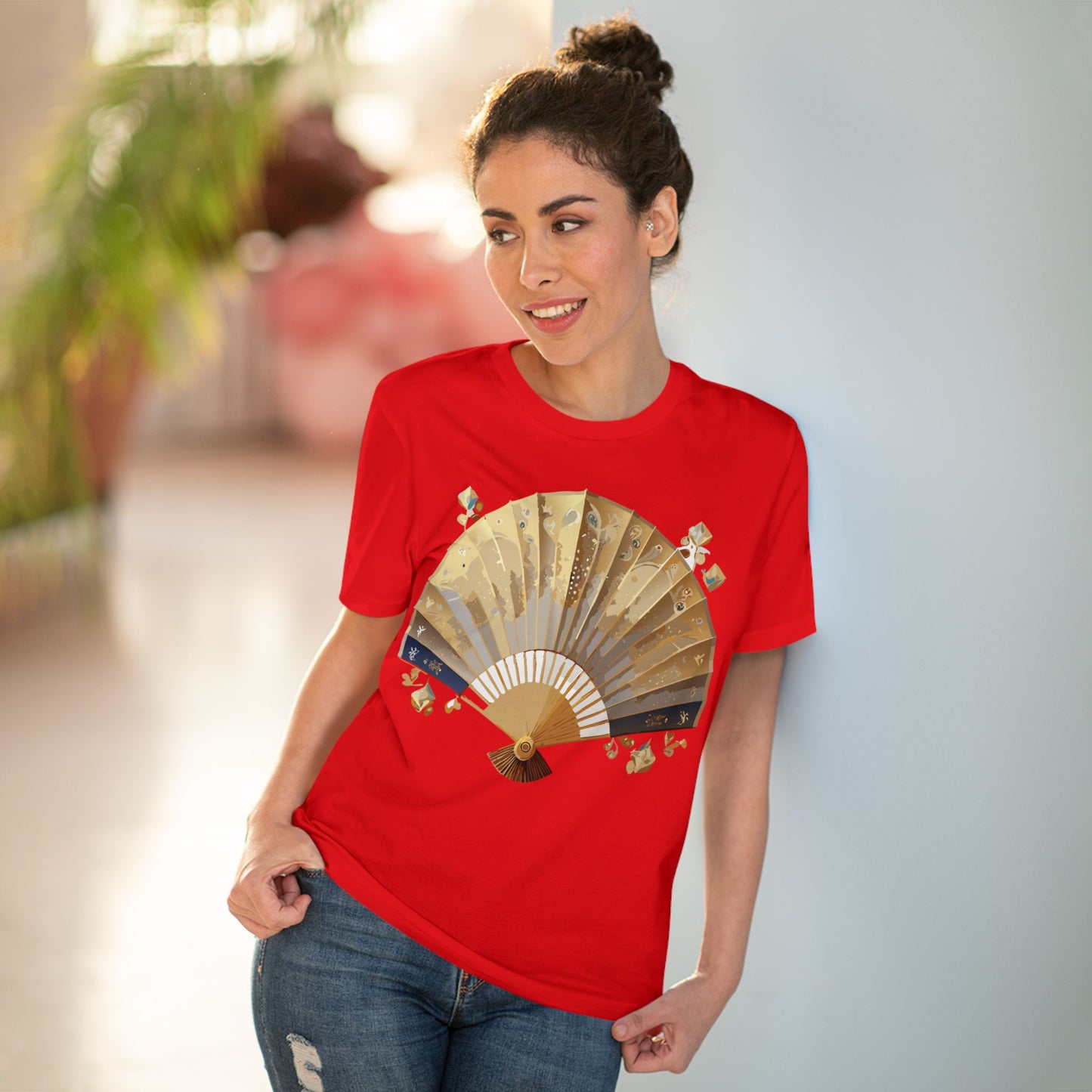 Organic T-shirt with Fan