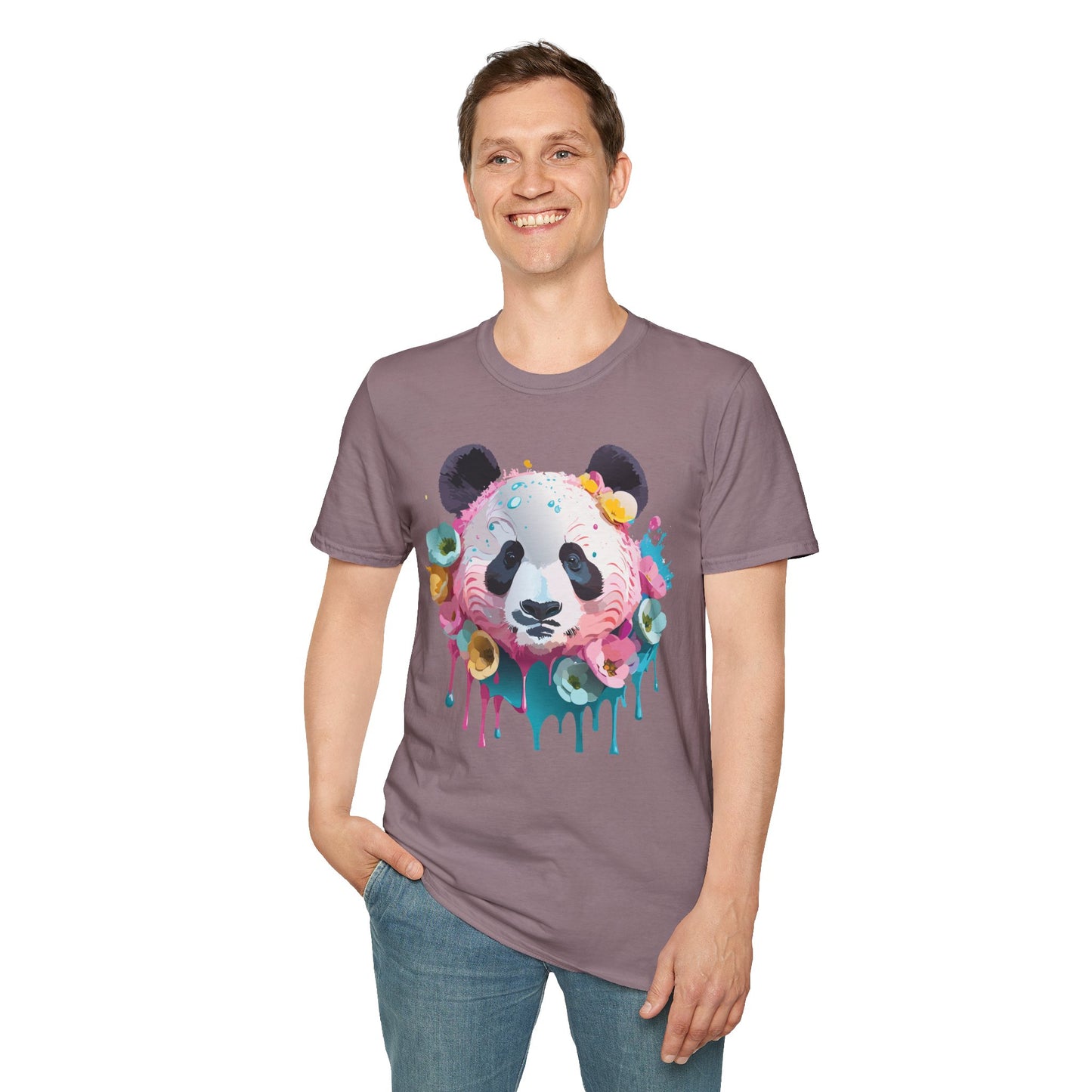 Panda Shirt, T Shirt with Panda, Animal Shirt, Tee Shirt with Animals