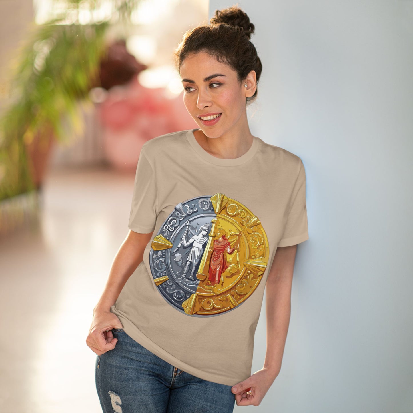 Organic T-shirt with Coin