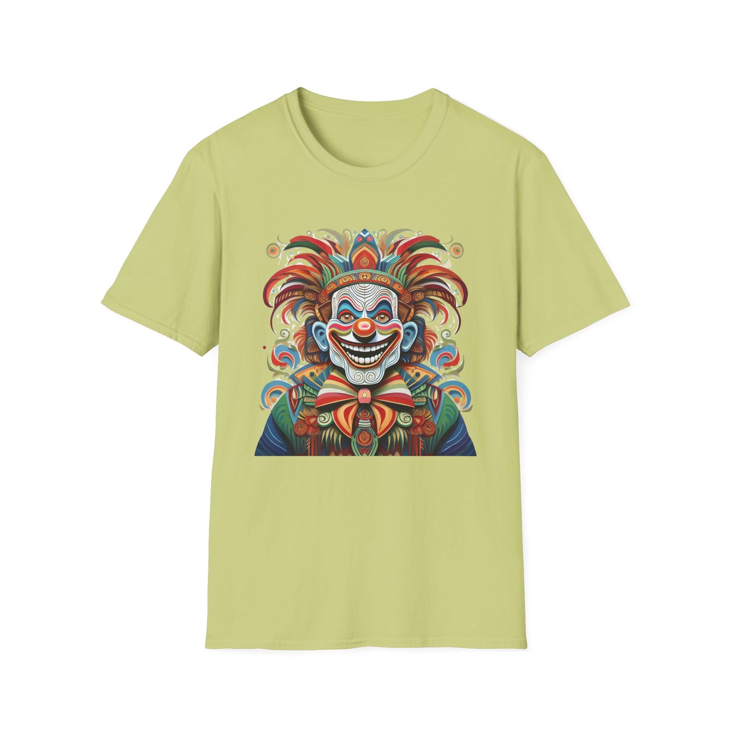 Clown Shirt, T Shirt with Clown, Funny Man Shirt, Tee Shirt with Funny Man, Circus Shirt, Shirt with Circus, Scary Man Shirt, Shirt with Scary Man