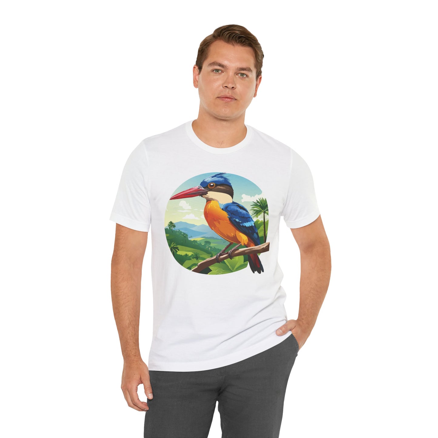 Unisex Animal Shirt, Tee Shirt with Animals, Art Design Tee Shirt, Wild Animals Shirt