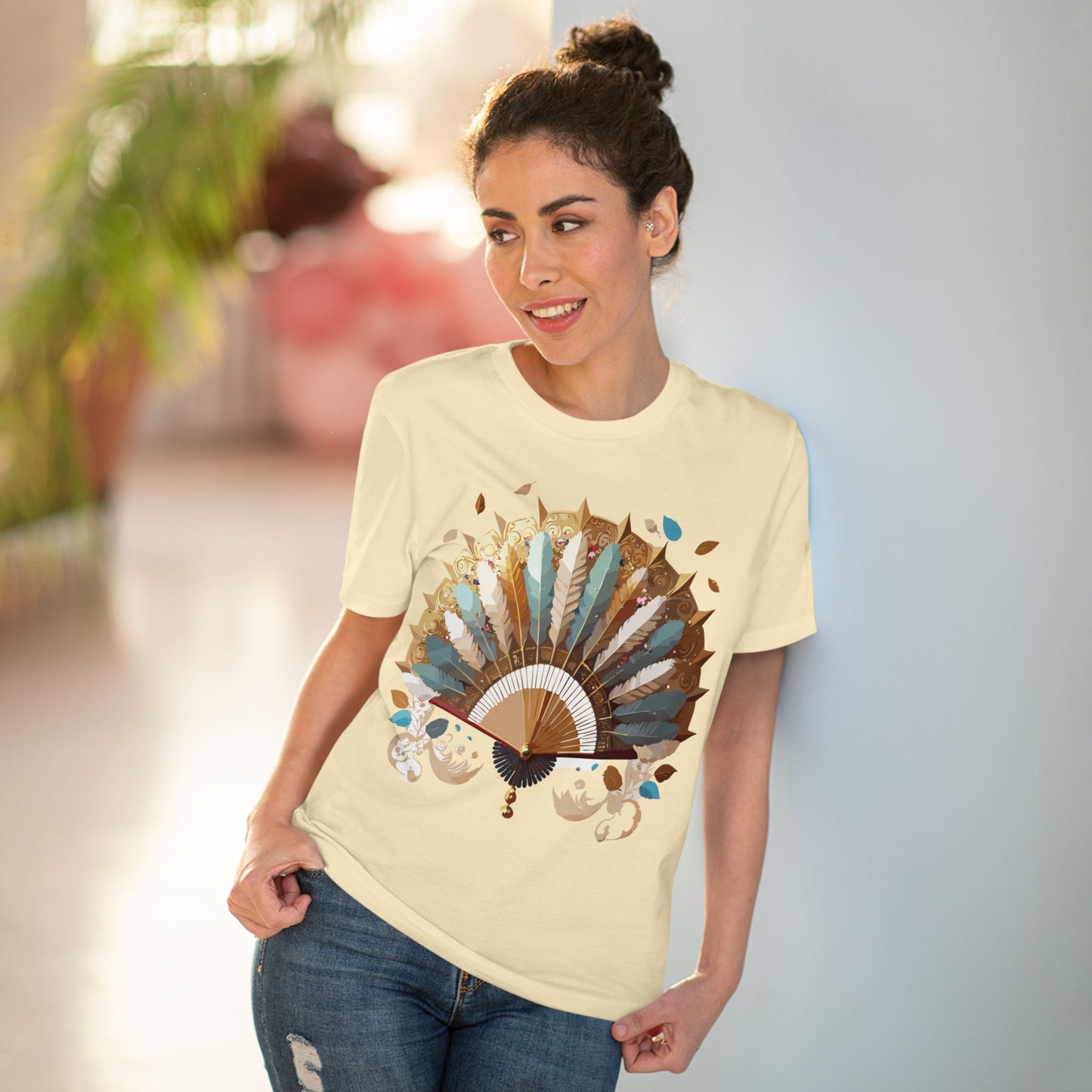 Organic T-shirt with Fan