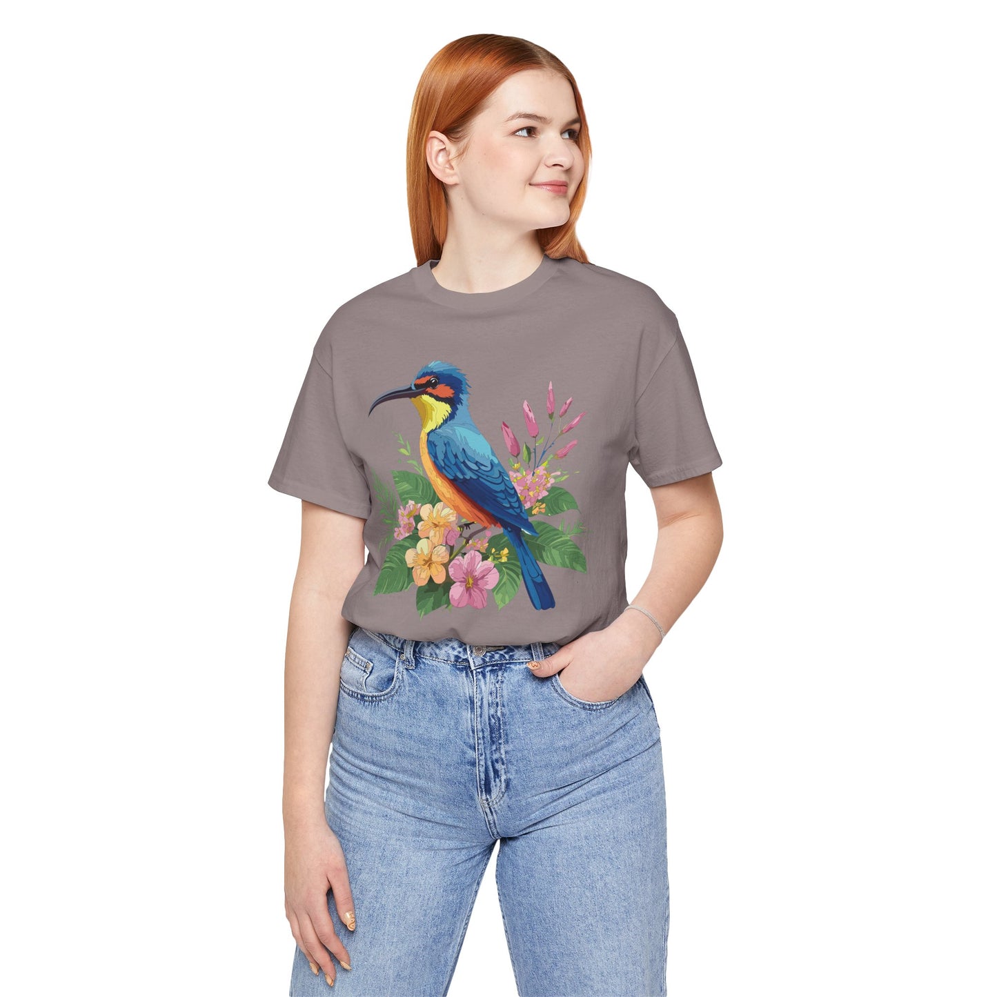 Unisex Animal Shirt, Tee Shirt with Animals, Art Design Tee Shirt, Wild Animals Shirt