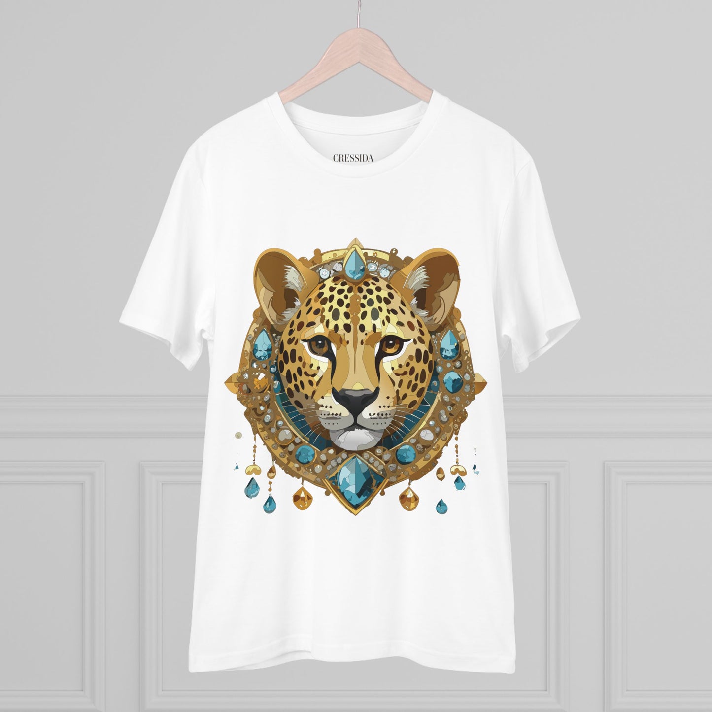 Organic T-shirt with Animals - Cheetah