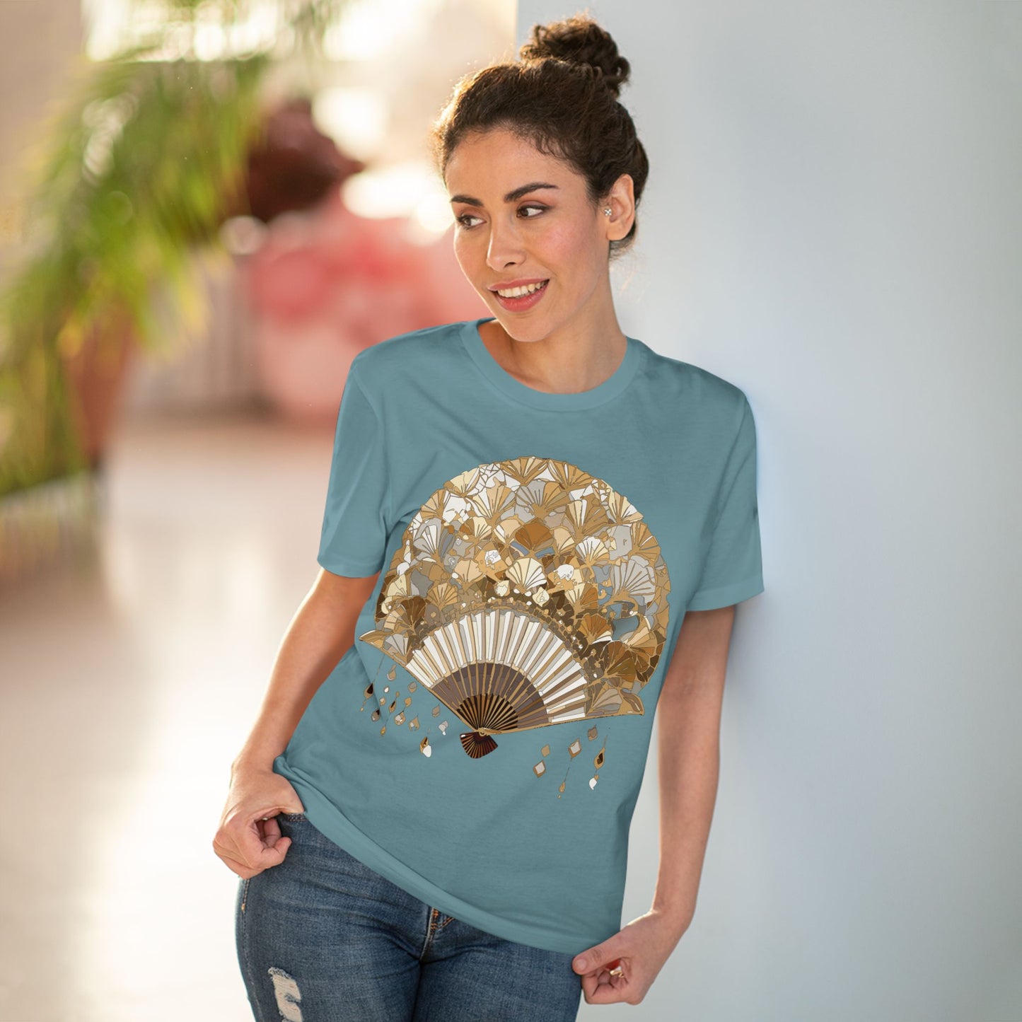 Organic T-shirt with Fan