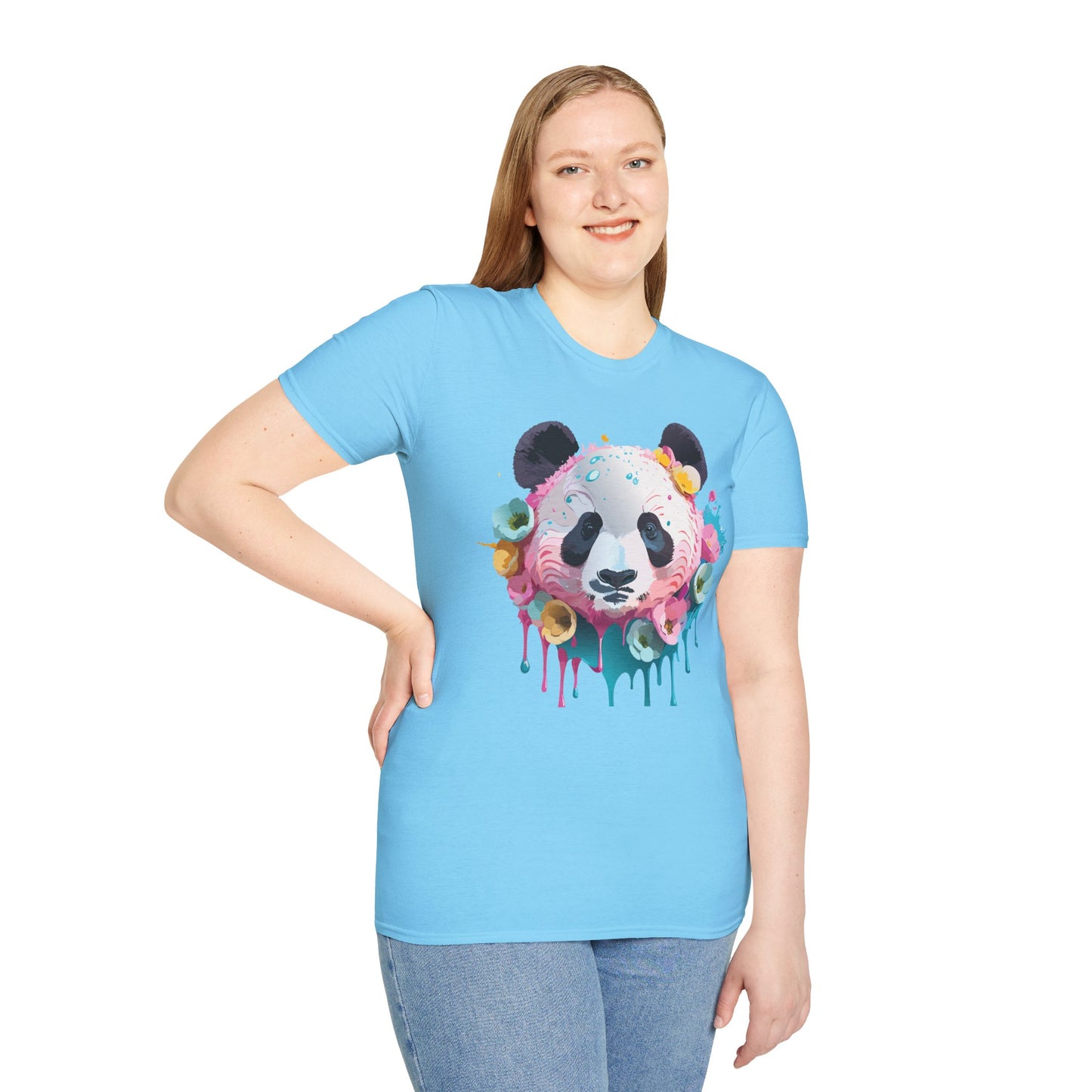 Panda Shirt, T Shirt with Panda, Animal Shirt, Tee Shirt with Animals