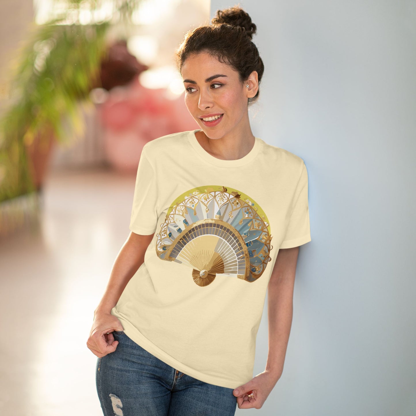 Organic T-shirt with Fan