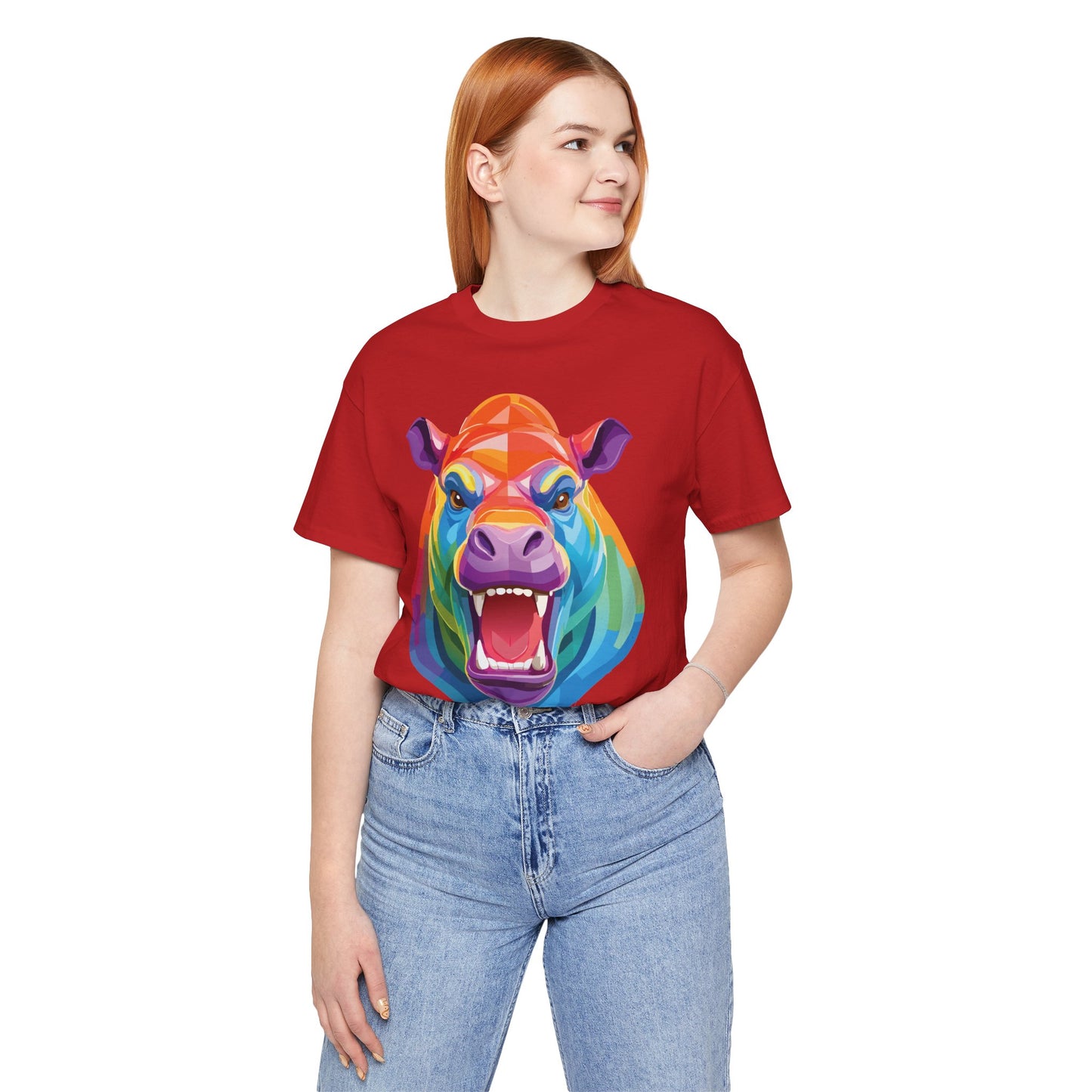 Unisex Animal Shirt, Tee Shirt with Animals, Art Design Tee Shirt, Wild Animals Shirt