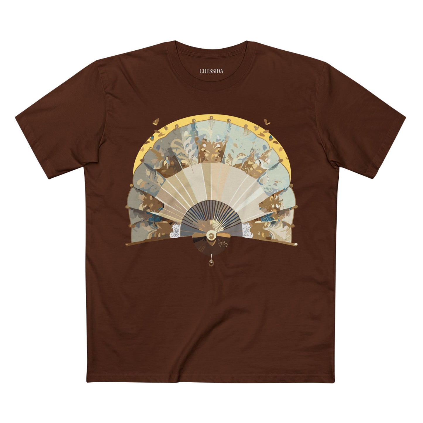 Fan shirt, Shirt with Fan, Tee Shirt with Antique Fan