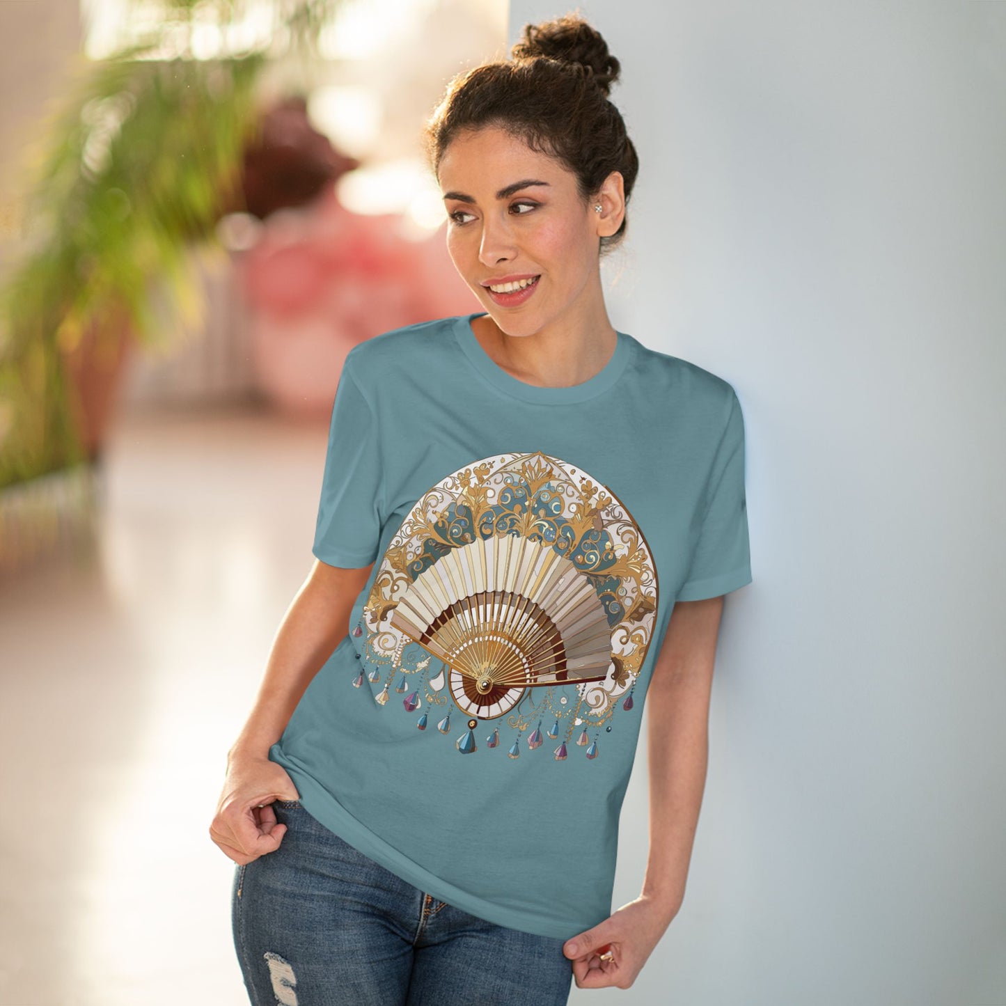 Organic T-shirt with Fan