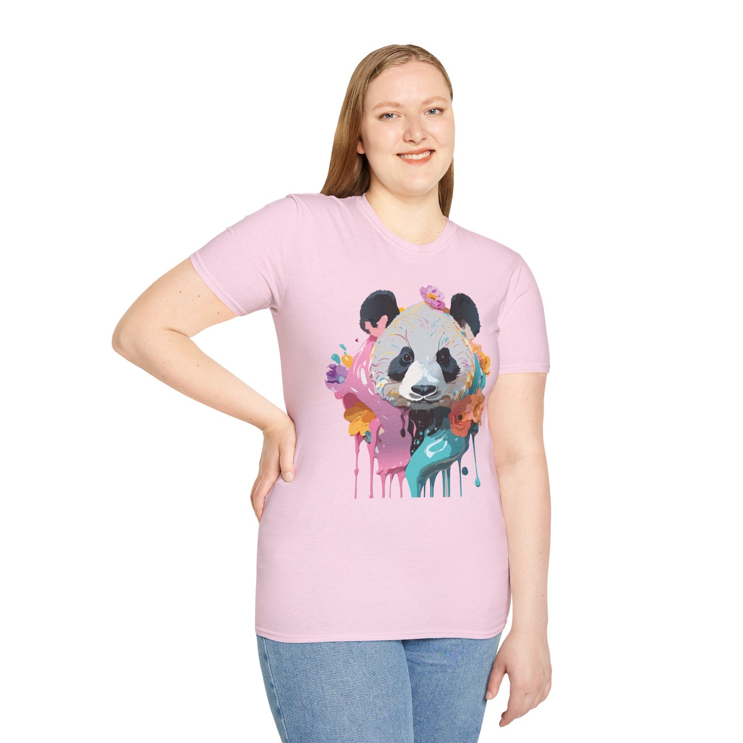 Panda Shirt, T Shirt with Panda, Animal Shirt, Tee Shirt with Animals