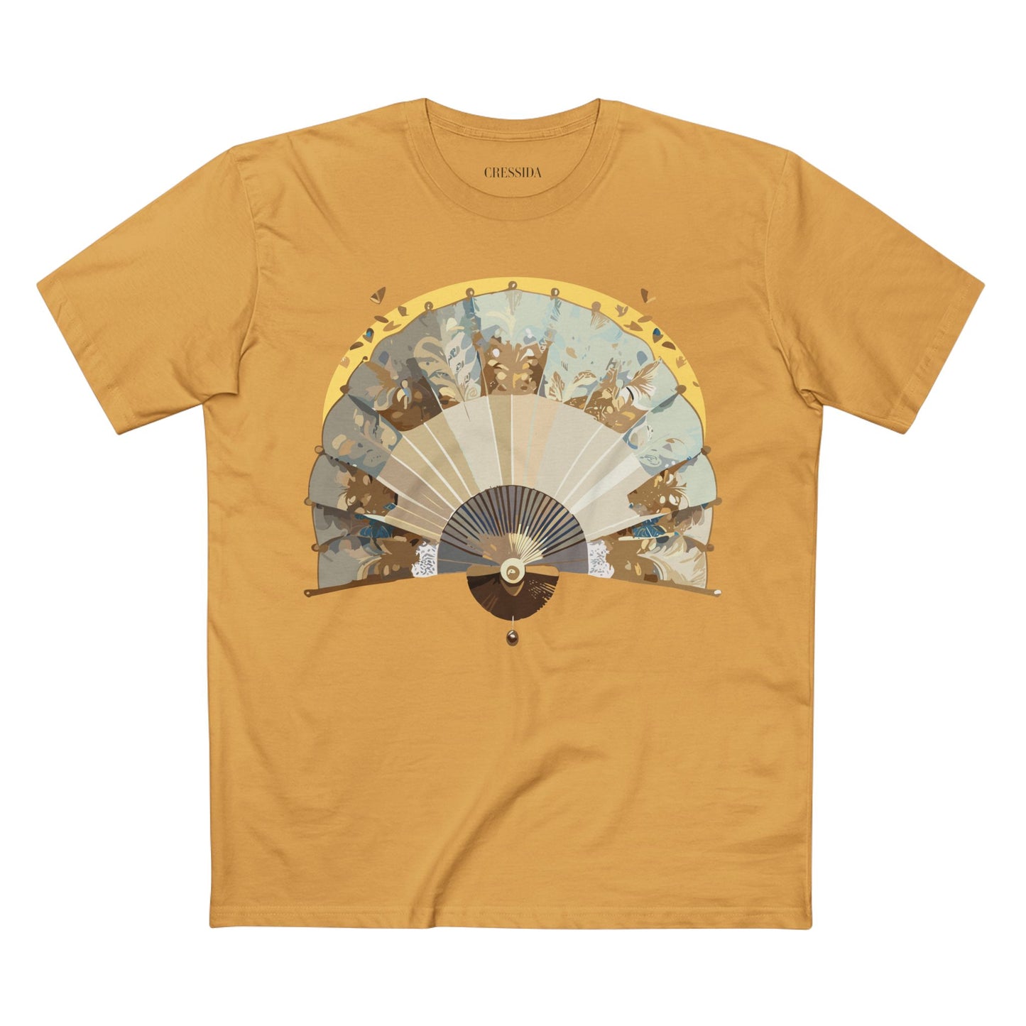 Fan shirt, Shirt with Fan, Tee Shirt with Antique Fan