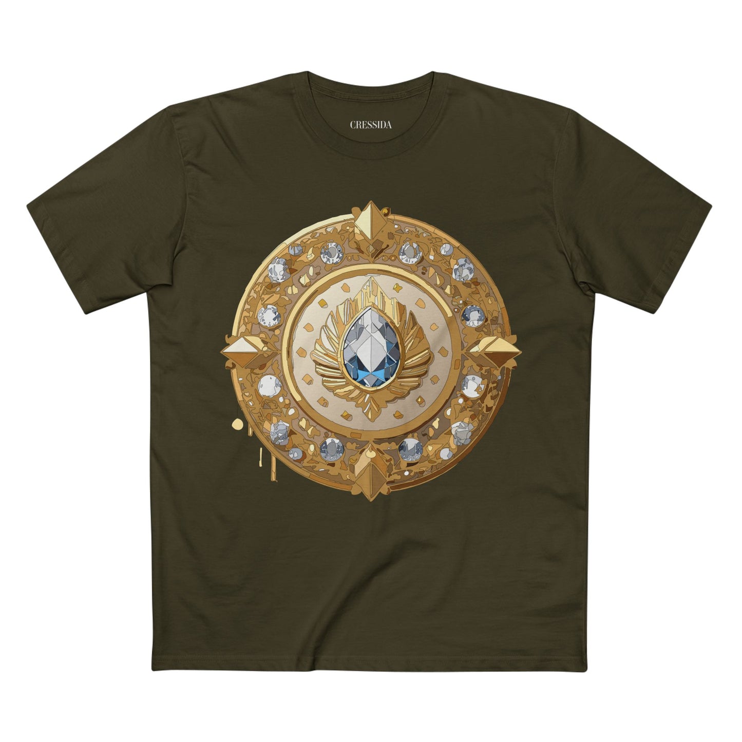 Medallion Shirt, Shirt with Medallion, Tee Shirt with Medal