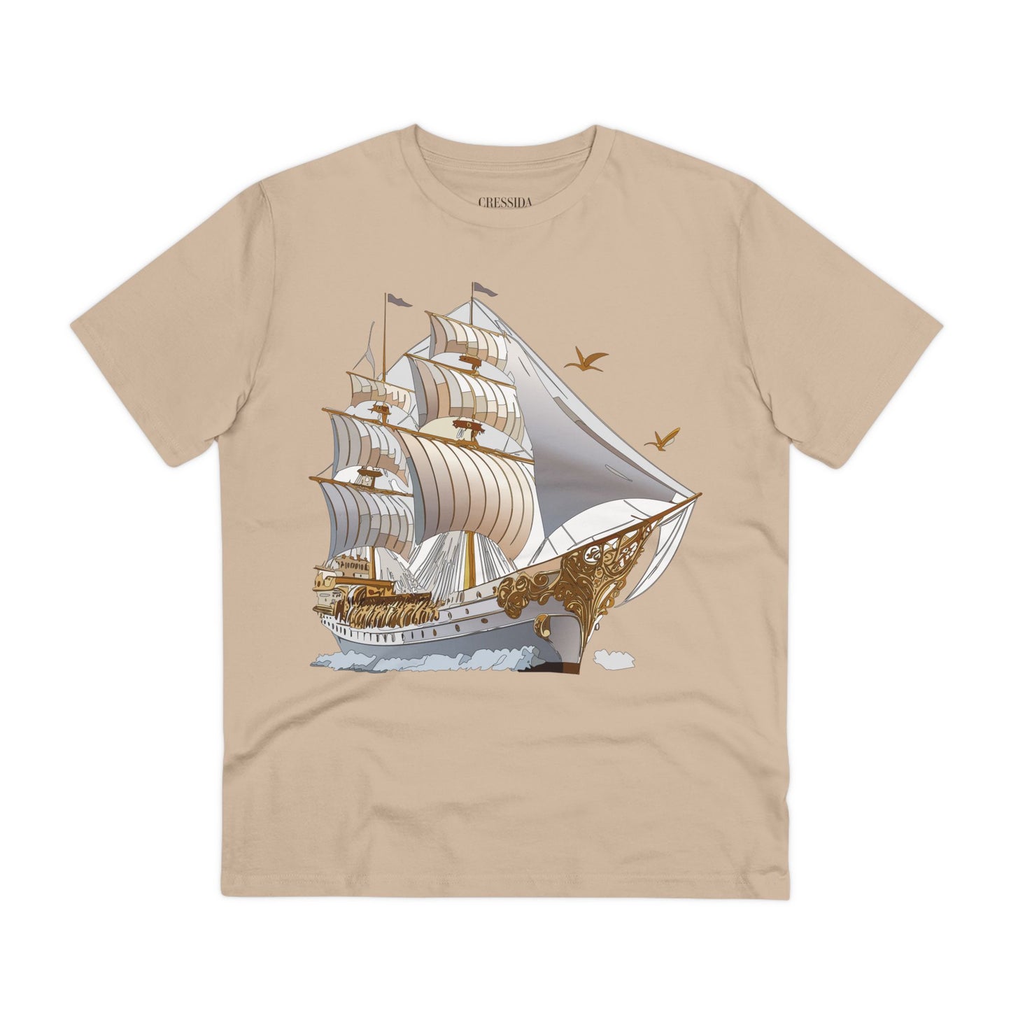 Organic T-shirt with Ship