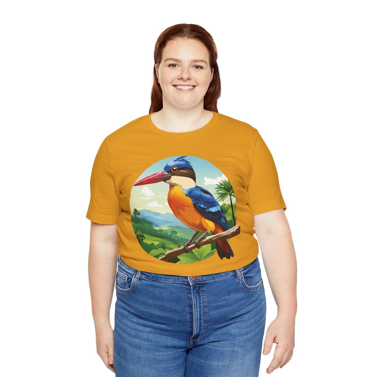 Unisex Animal Shirt, Tee Shirt with Animals, Art Design Tee Shirt, Wild Animals Shirt