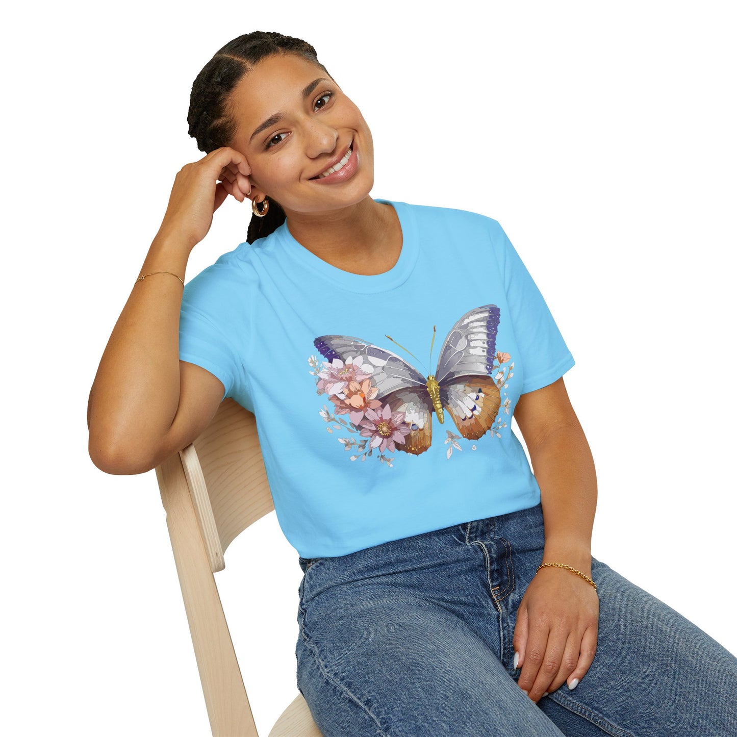 Butterfly Shirt, T Shirt with Butterfly, Monarch Shirt