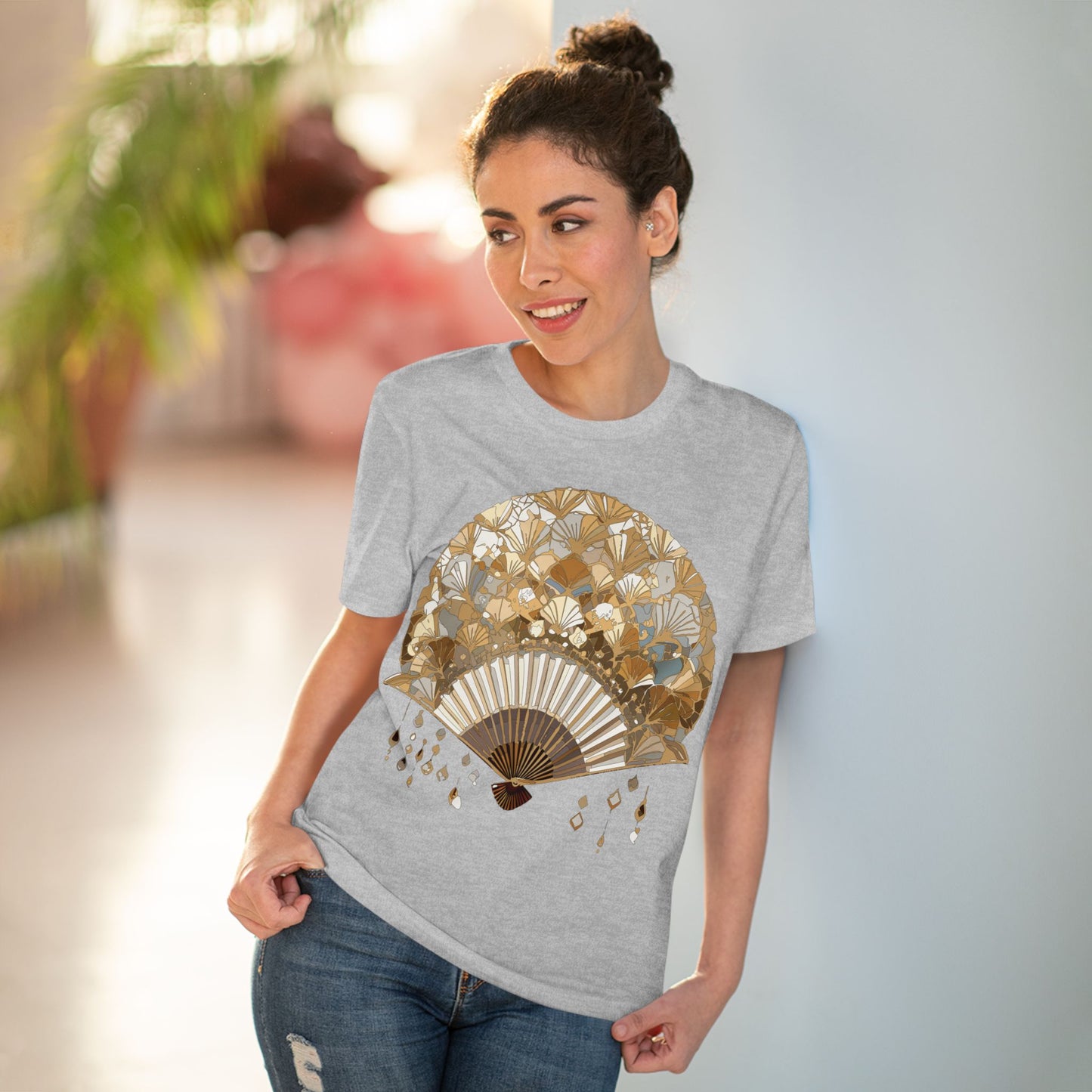 Organic T-shirt with Fan