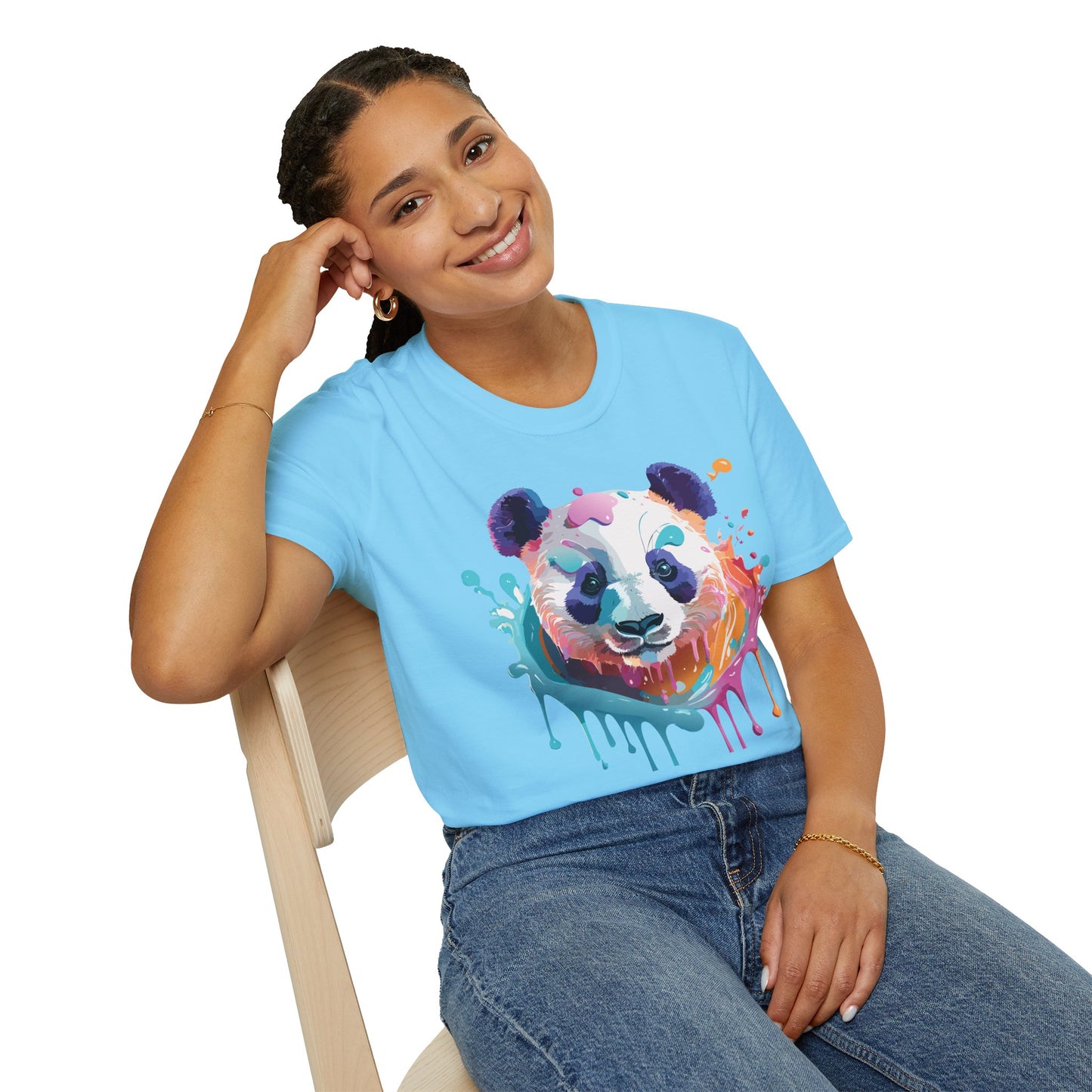 Panda Shirt, T Shirt with Panda, Animal Shirt, Tee Shirt with Animals