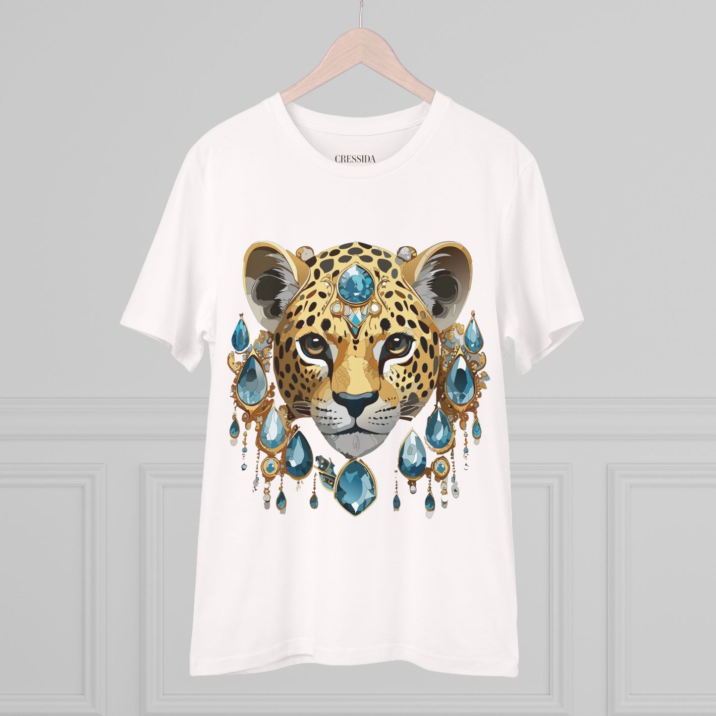 Organic T-shirt with Animals - Cheetah