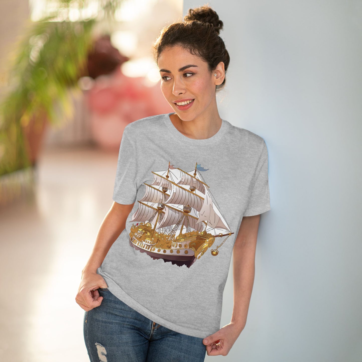 Organic T-shirt with Ship