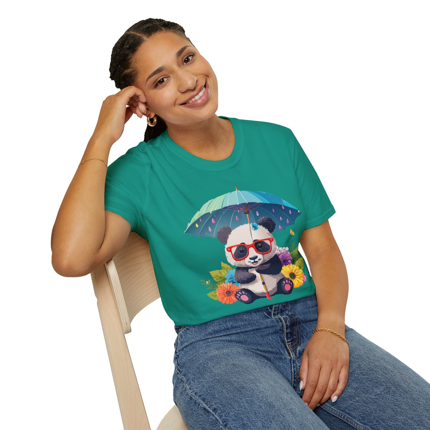 Panda Shirt, T Shirt with Panda, Animal Shirt, Tee Shirt with Animals