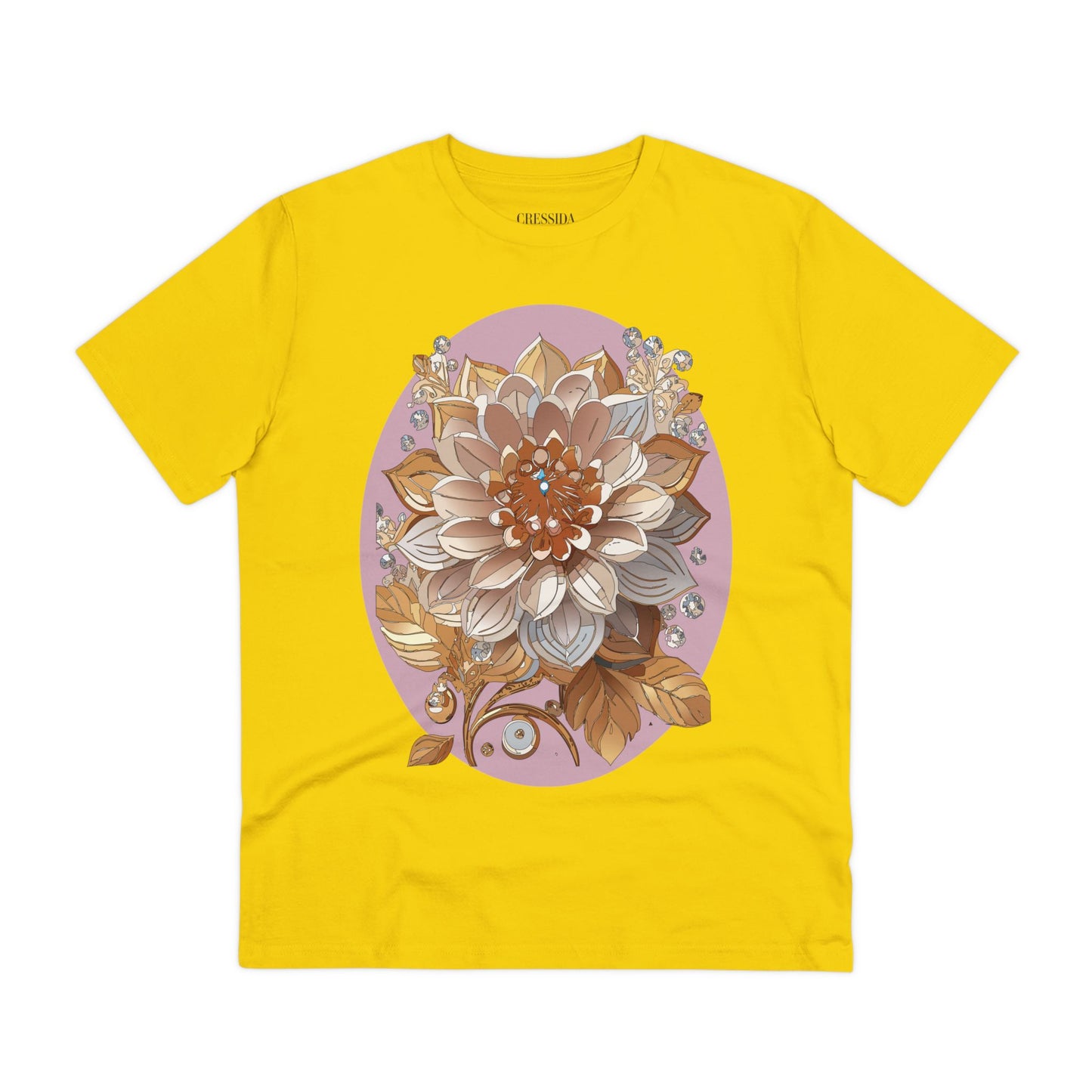 Organic T-shirt with Flower