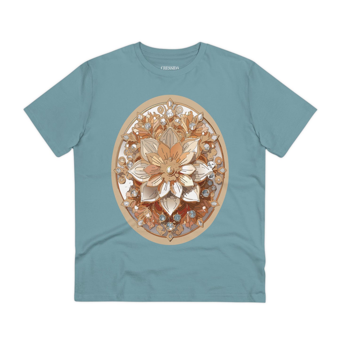 Organic T-shirt with Flower