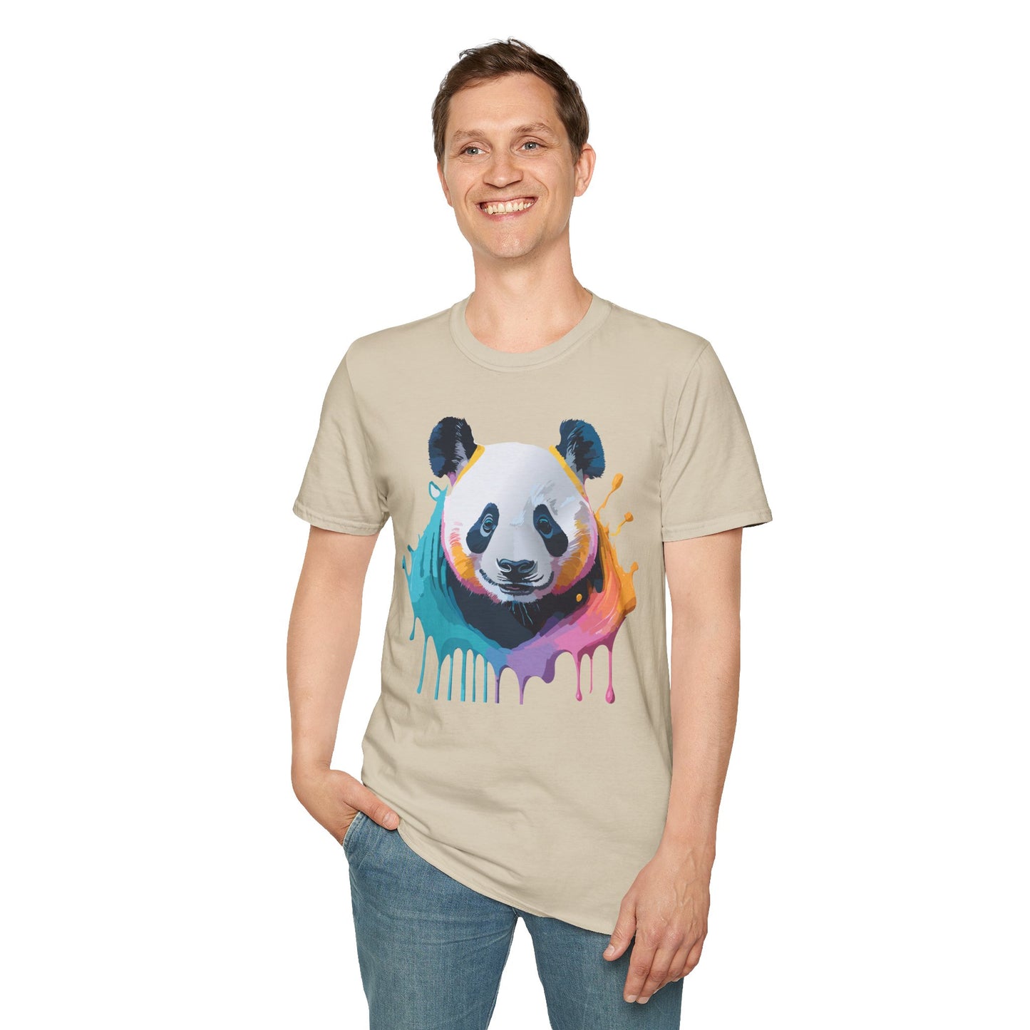 Panda Shirt, T Shirt with Panda, Animal Shirt, Tee Shirt with Animals