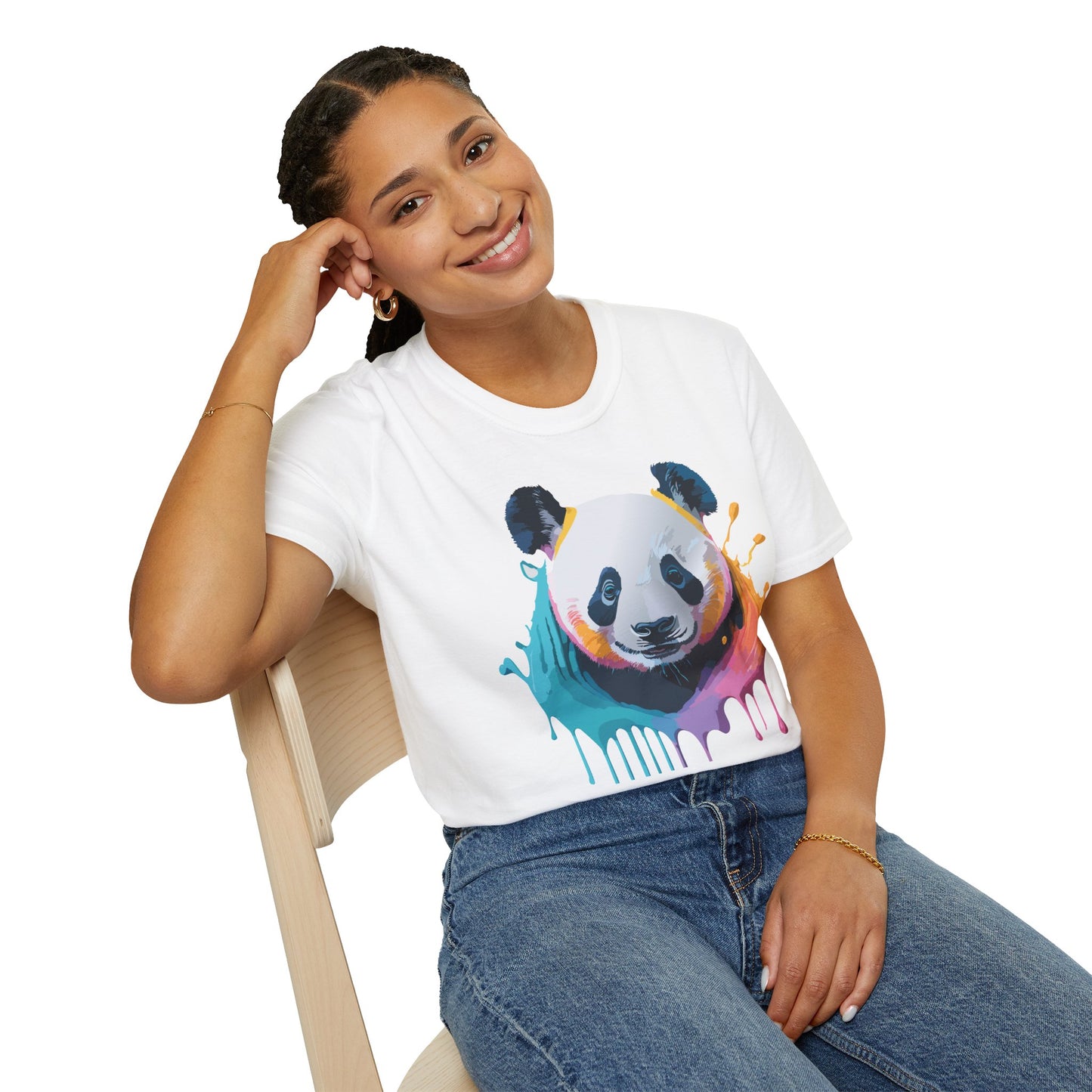Panda Shirt, T Shirt with Panda, Animal Shirt, Tee Shirt with Animals