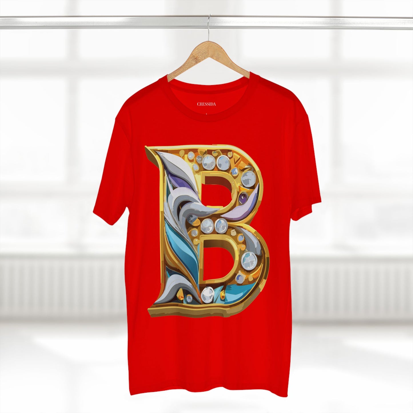 Letter Shirt, Shirt with Letters, Tee Shirt with Gold Letters