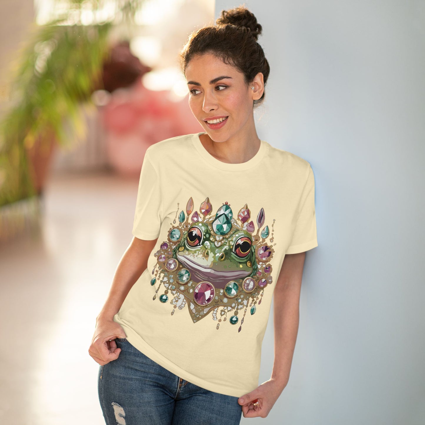 Organic T-shirt with Animals - Frog