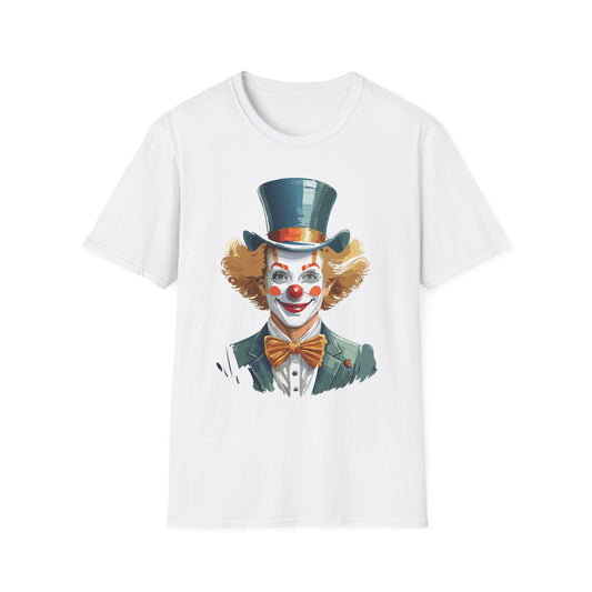 Clown Shirt, T Shirt with Clown, Funny Man Shirt, Tee Shirt with Funny Man, Circus Shirt, Shirt with Circus, Scary Man Shirt, Shirt with Scary Man