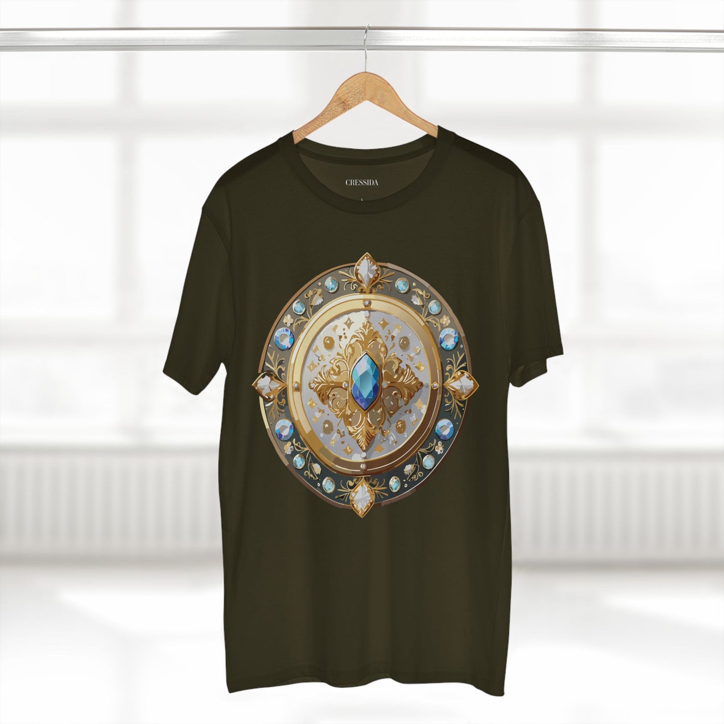 Medallion Shirt, Shirt with Medallion, Tee Shirt with Medal