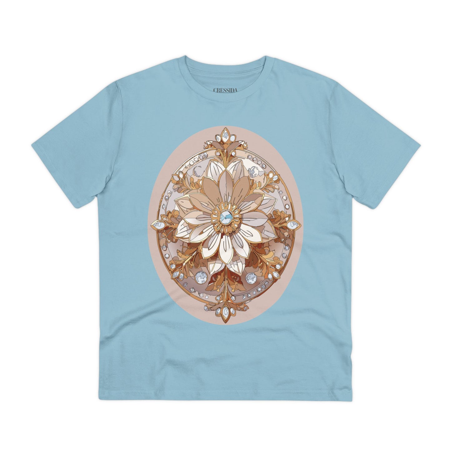 Organic T-shirt with Flower