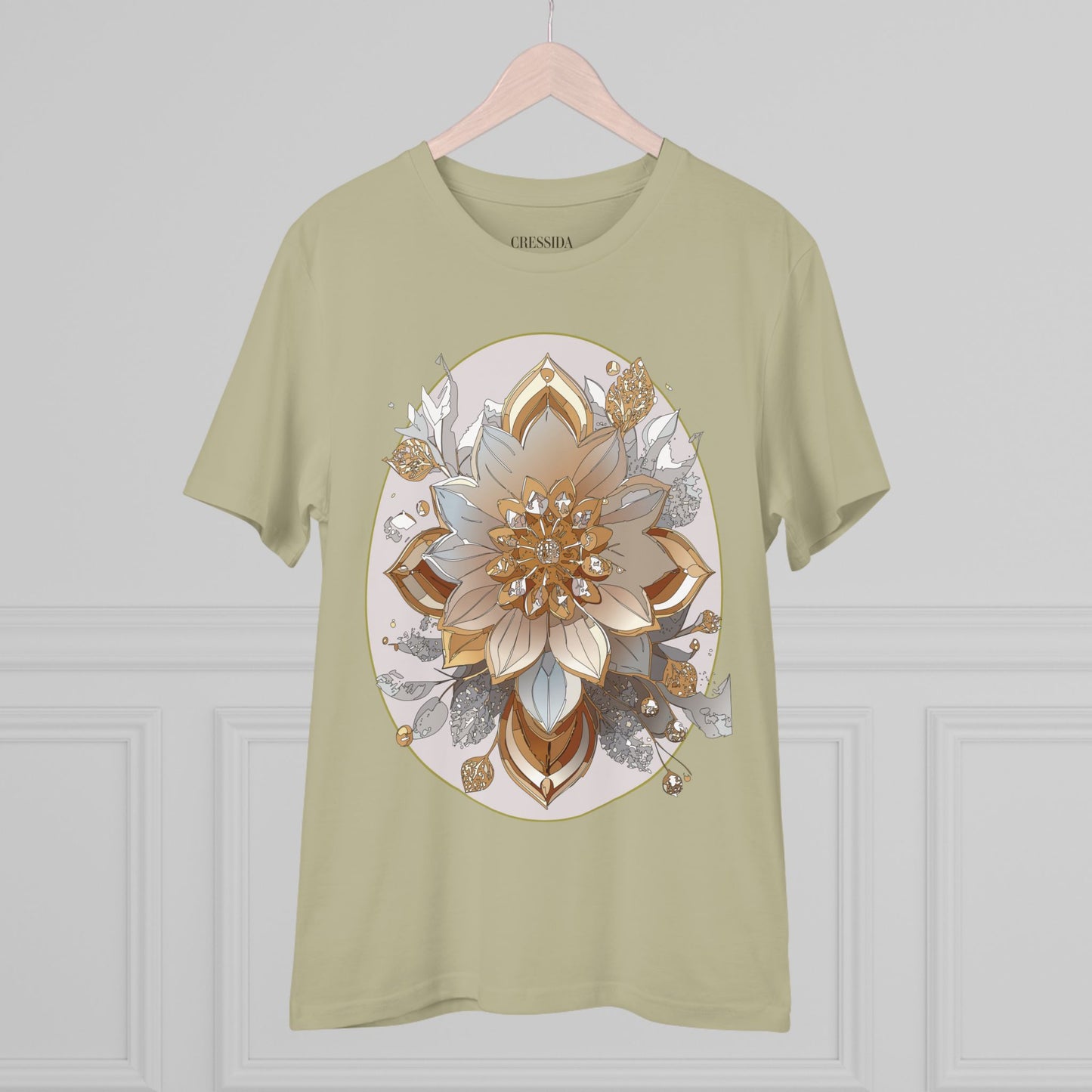 Organic T-shirt with Flower