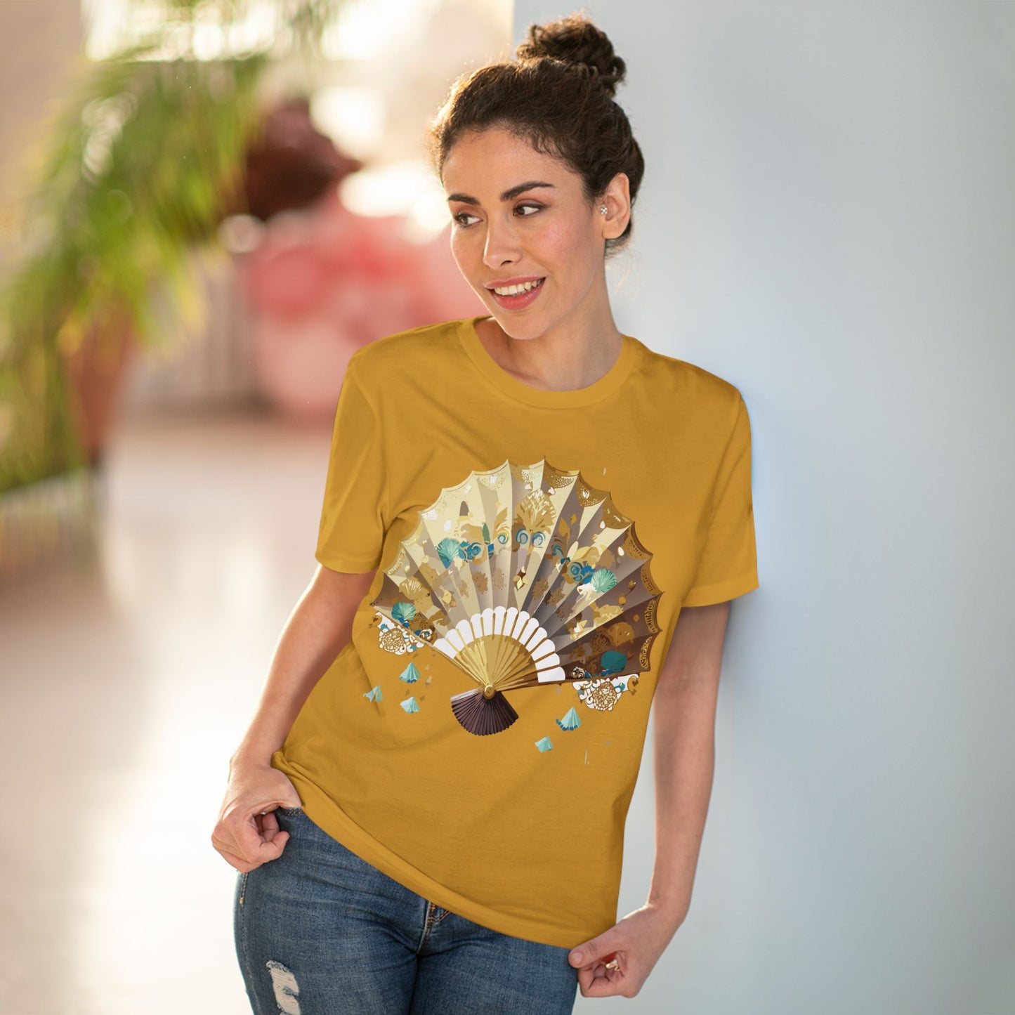 Organic T-shirt with Fan