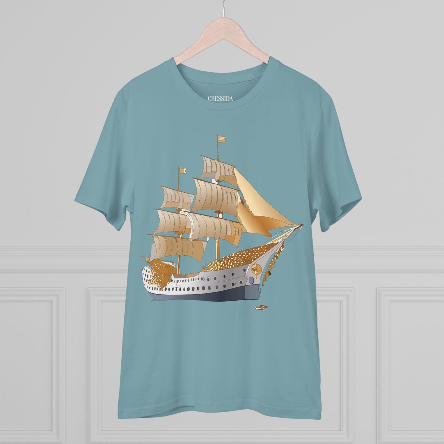 Bio T-Shirt mit Schiff