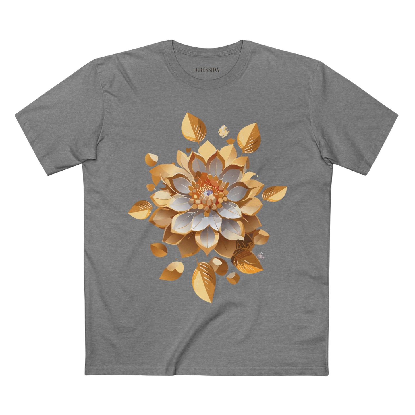 Floral Shirt, Shirt with Flower, Tee Shirt with Antique Flower
