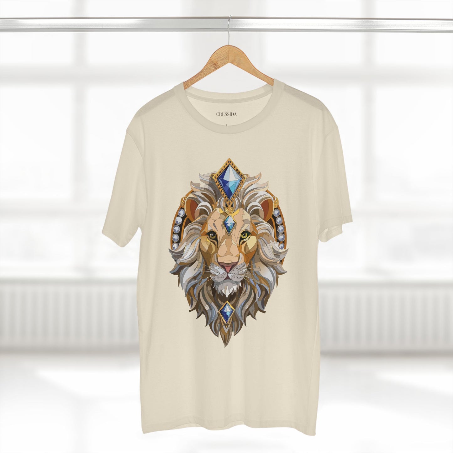 Unisex Animal Medallion Graphic Tee 100 Percent Cotton Premium Shirt
