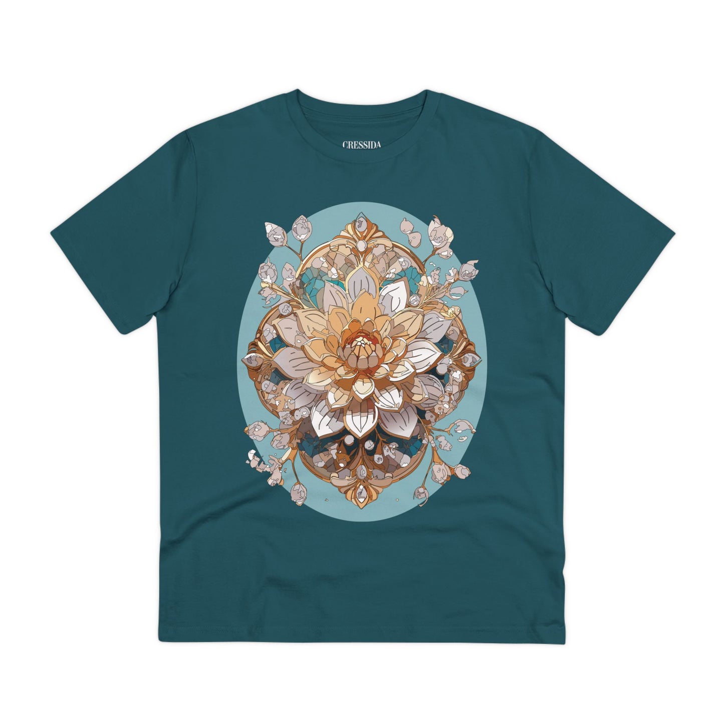 Organic T-shirt with Flower