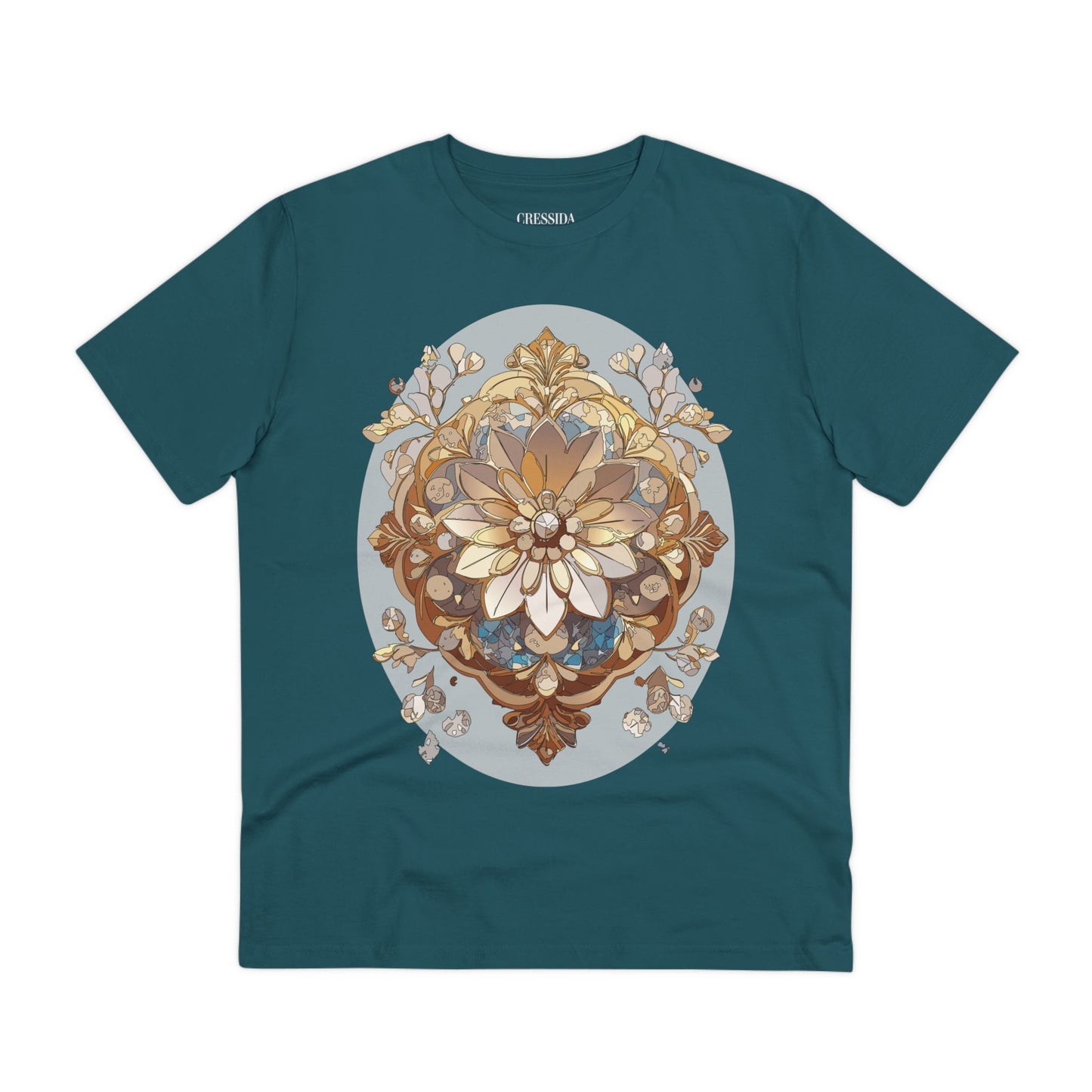 Organic T-shirt with Flower